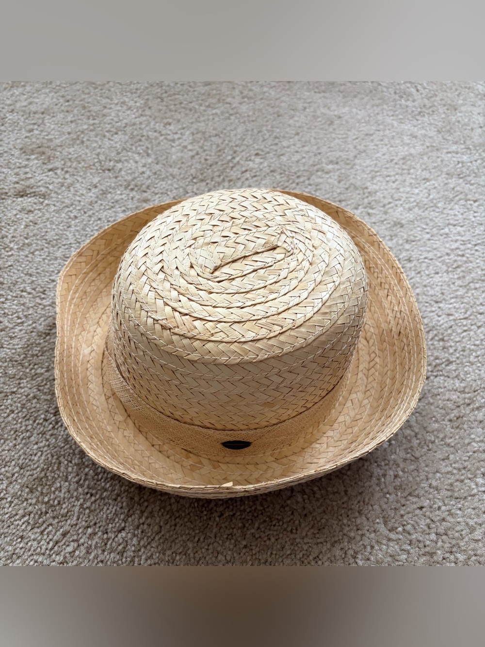 Liz Claiborne Straw Boater Hat